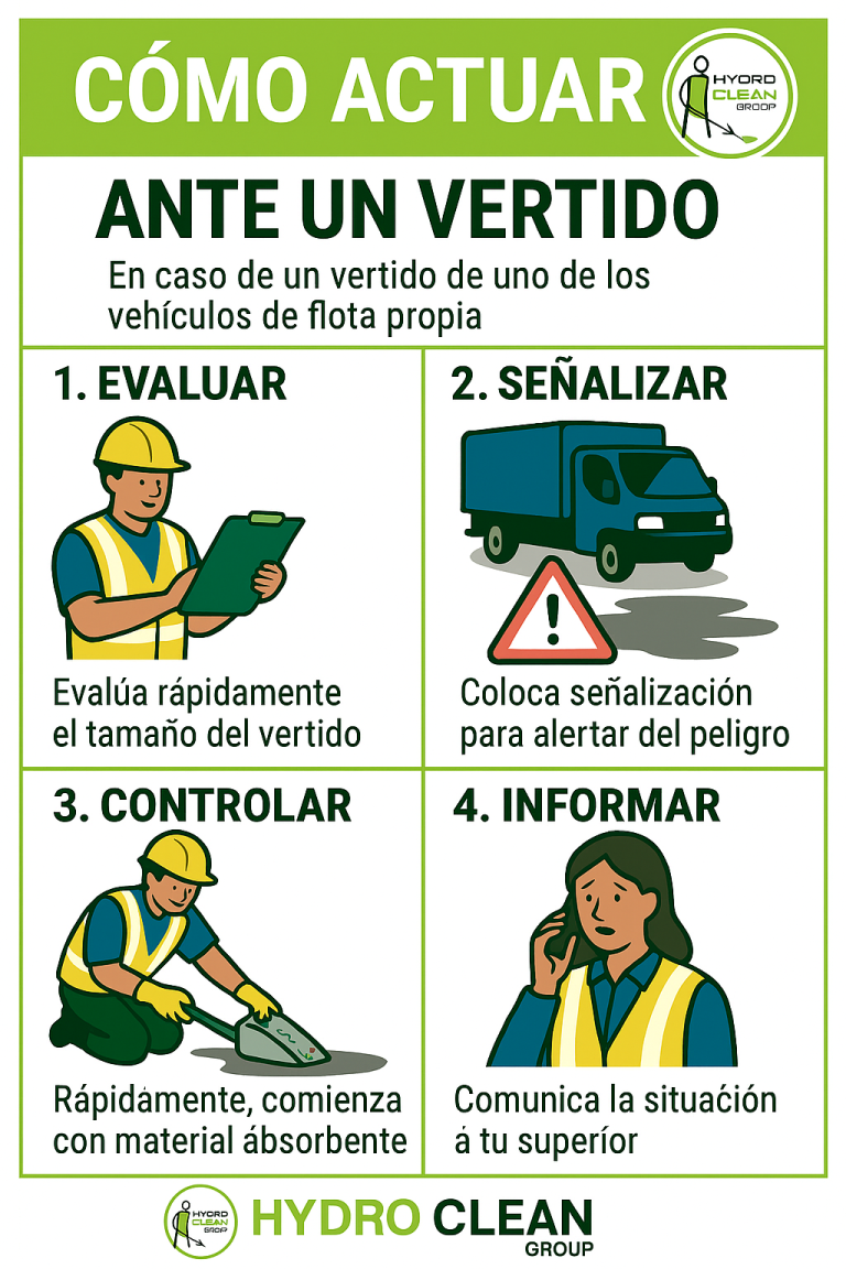 Guía práctica: Cómo gestionar correctamente un vertido de un vehículo de flota